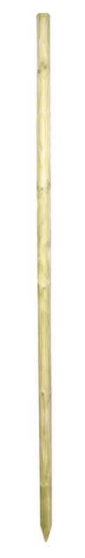 Træpæl 5x200 cm Grøn Fyrretræ