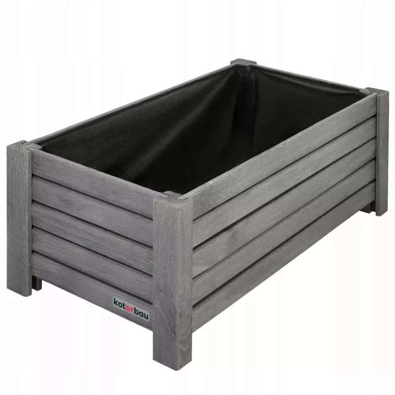 Træplantekasse 60x33 cm Antracit