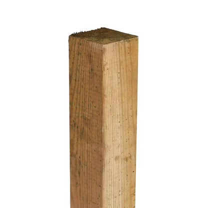 Træstolpe 7x7x240 cm Grøn Trykimprægneret Fyr