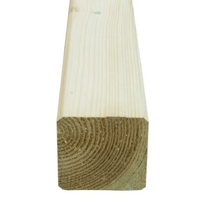 Træstolpe 7x7x240 cm Grøn Trykimprægneret Fyr