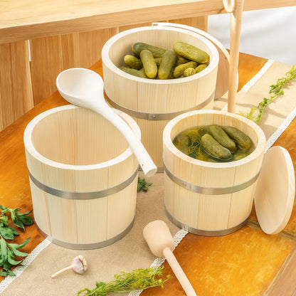 Trætønde til Fermentering 5 Liter Natur Træ