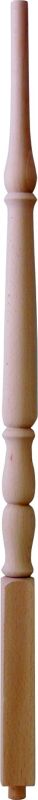 Bukke-trappebaluster Kornik mønster nr. 7 940 x 38 x 38 mm