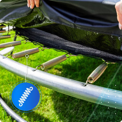 Trampolin 140 cm med Sikkerhedsnet Sort