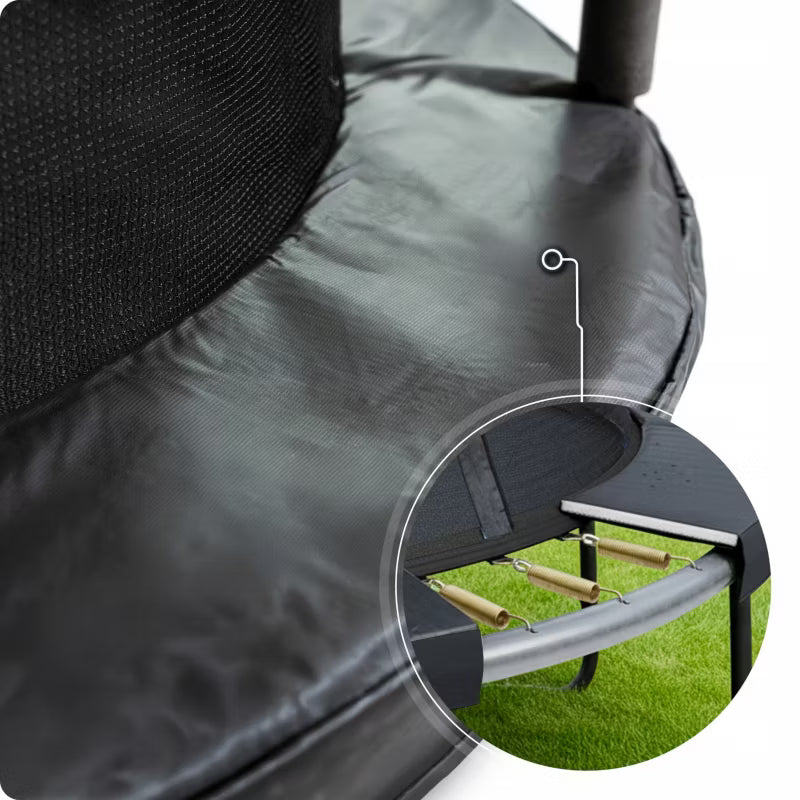Trampolin 140 cm med Sikkerhedsnet Sort