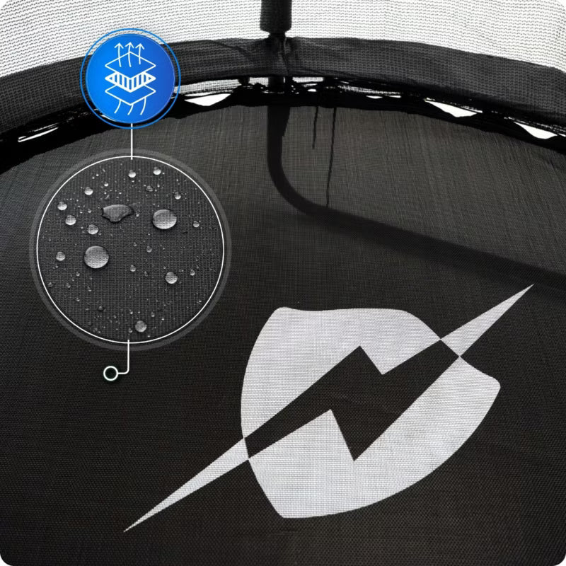 Trampolin 140 cm med Sikkerhedsnet Sort