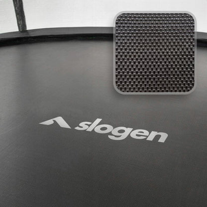 Trampolin 312 cm Sort med Sikkerhedsnet og Stige