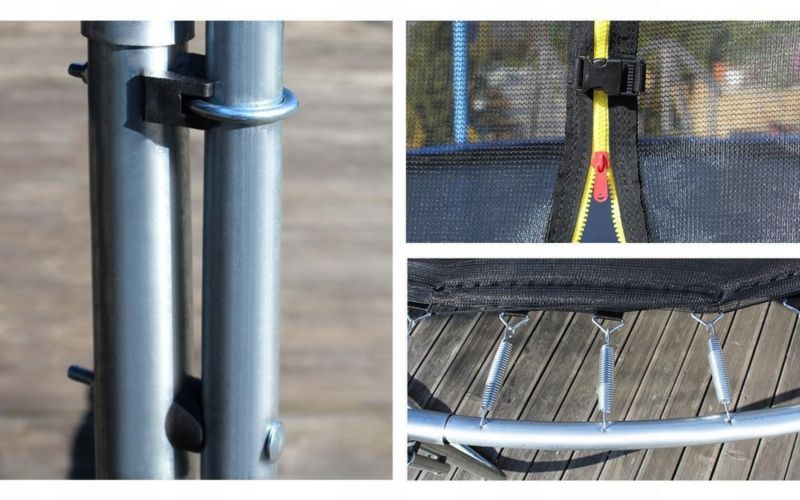 Havetrampolin Corciano med indvendigt net og stige 10 ft 312 cm 1 stk.