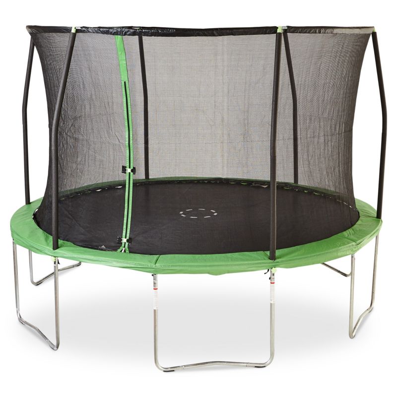 Trampolin med sikkerhedsnet, Ø 3,66 m