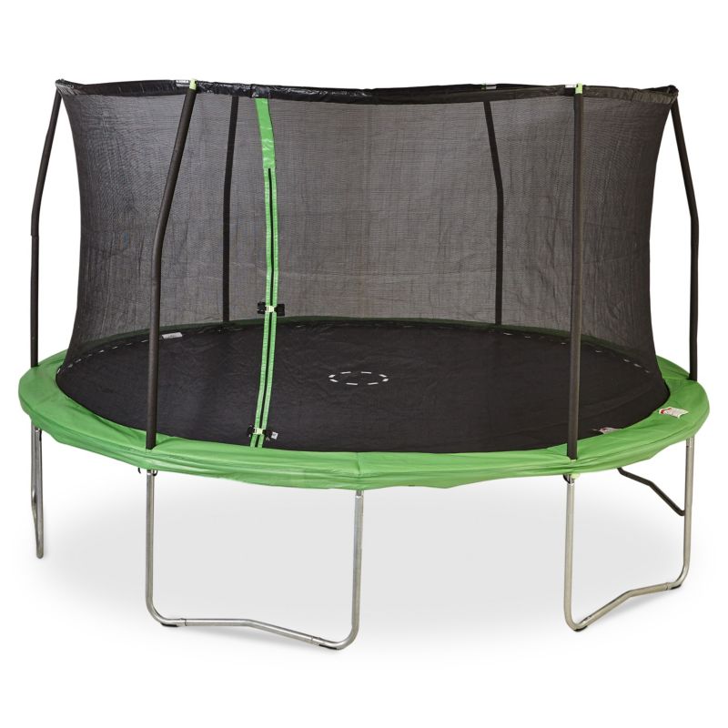 Trampolin med sikkerhedsnet, Ø 4,27 m