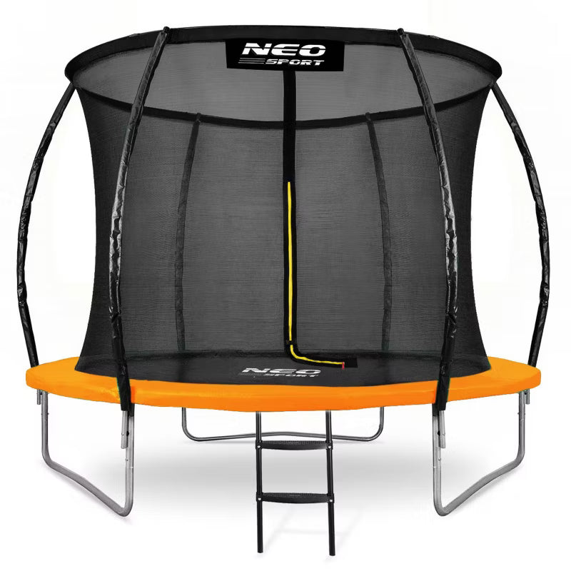 Trampolinestige 60x33 cm 2 Trin Sort