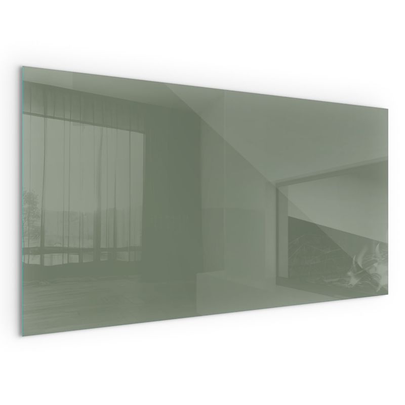 Gulvplade Glas 120x60 cm Olivengrøn