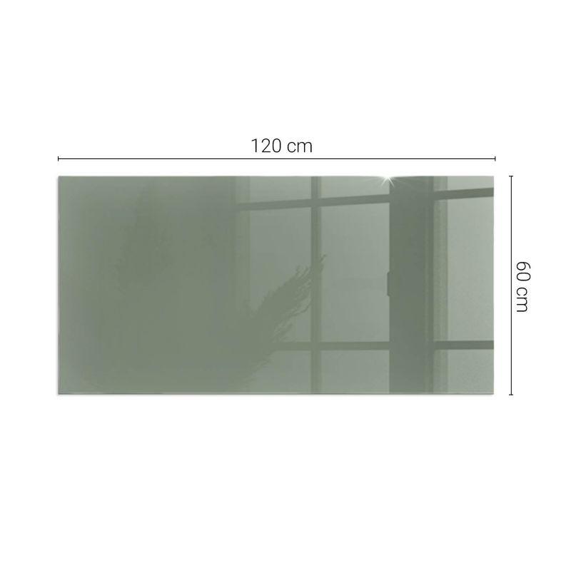 Gulvplade Glas 120x60 cm Olivengrøn