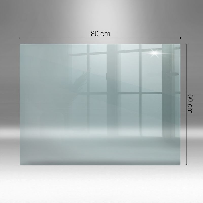 Gulvplade til Brændeovn Hærdet Glas 80x60 cm Transparent