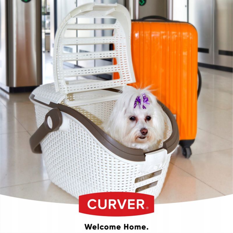 Curver Pet Life dyretransportkasse 33 x 53 cm, beige