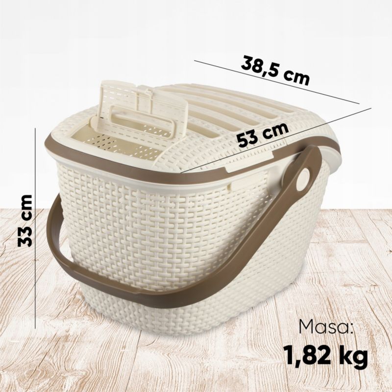 Curver Pet Life dyretransportkasse 33 x 53 cm, beige