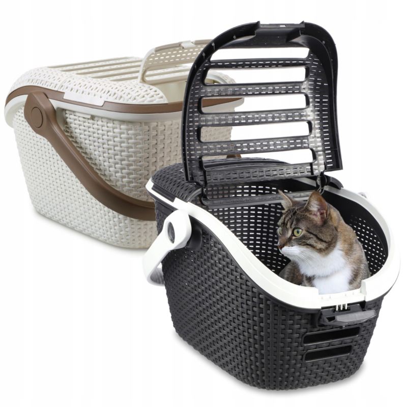 Curver Pet Life kæledyrstransportør 33 x 53 cm, grafitgrå