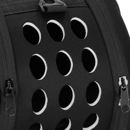 Transporttaske til kæledyr Springos 20 x 35 x 20 cm til op til 5 kg, taske til hund, kat, kanin str. S sort 1 stk.