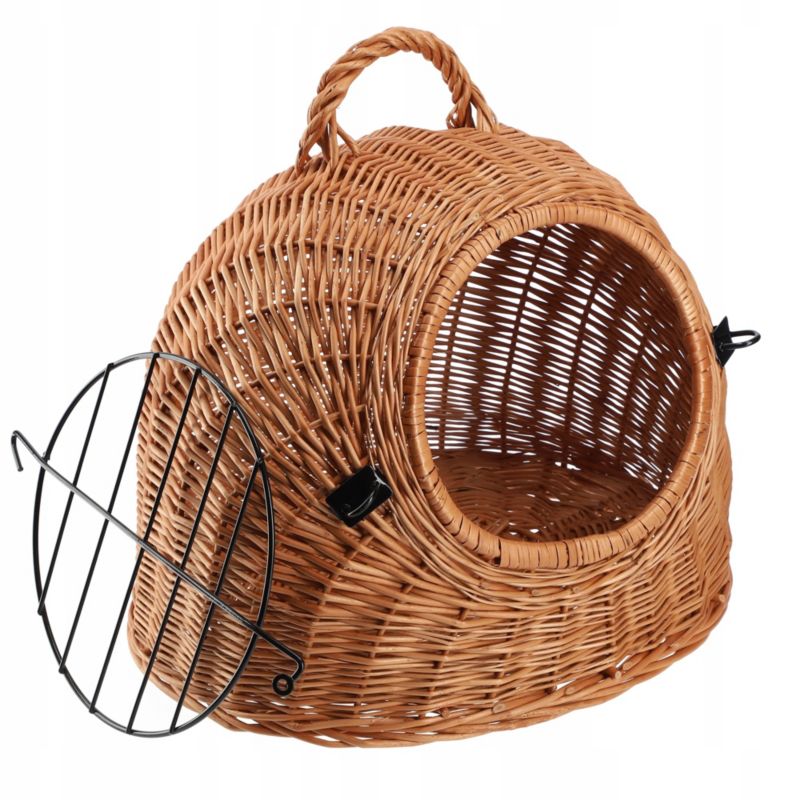 KADAX fletkurv til hund og kat, transporttaske 49 cm, brun, 1 stk.