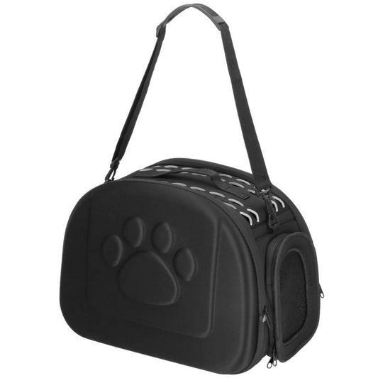 Transporttaske til dyr op til 10 kg Springos 20x35x20 cm taske til hund, kat, kanin, str. M sort 1 stk.