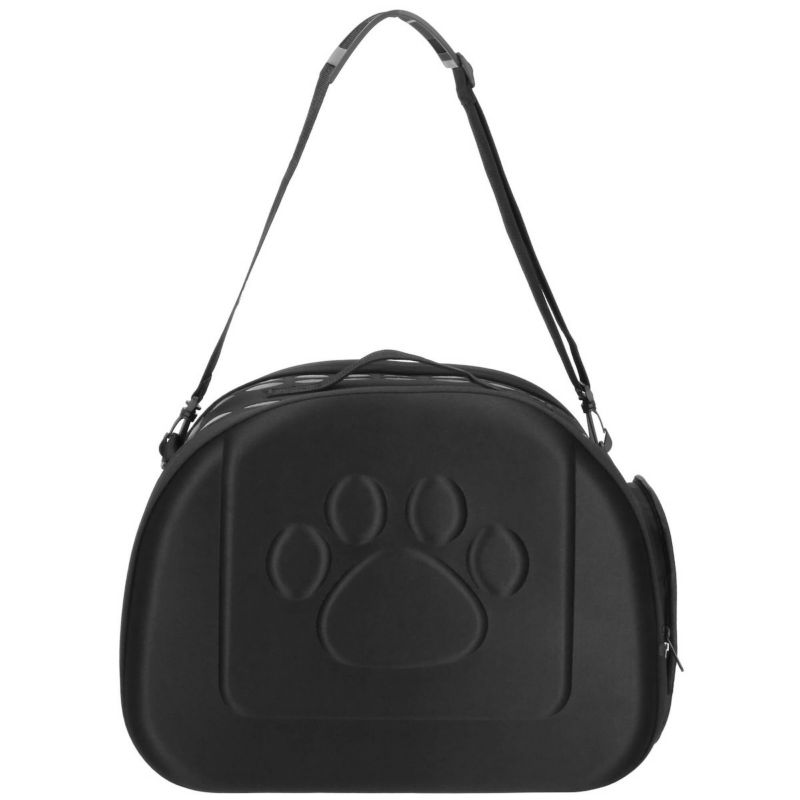 Transporttaske til dyr op til 10 kg Springos 20x35x20 cm taske til hund, kat, kanin, str. M sort 1 stk.