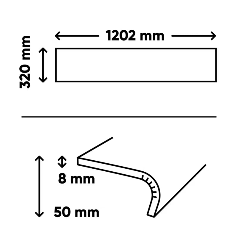 Trappeflise Ancon 32x120,2 cm Okker