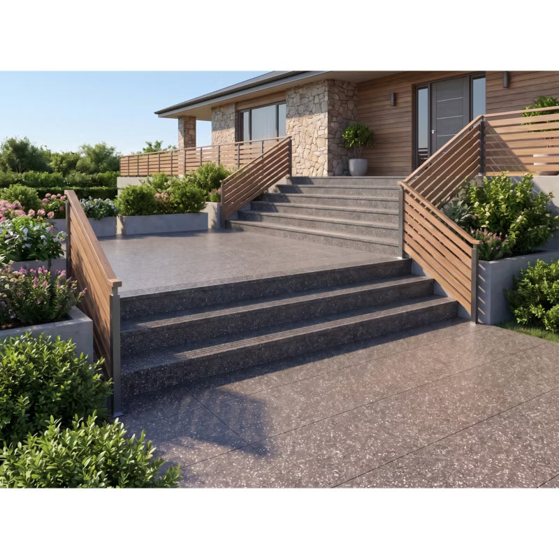 Trappeflise Voltor New 33x33 cm Mat Betoneffekt