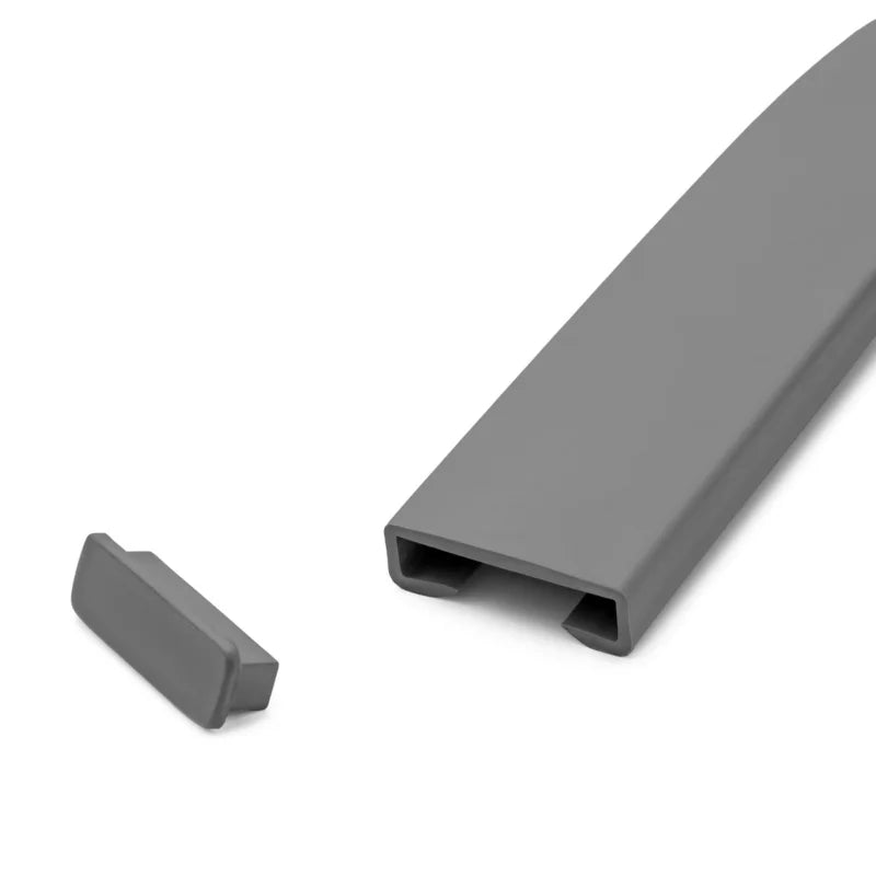 Trappegelænder Profil PVC 40x8 mm Mørkegrå 25 m