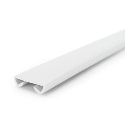 Trappehåndliste PVC 40x8 mm Hvid 25 m