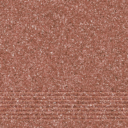 Trappetrinsflise 33x33 cm Brun Mat R11