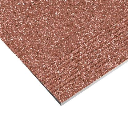 Trappetrinsflise 33x33 cm Brun Mat R11