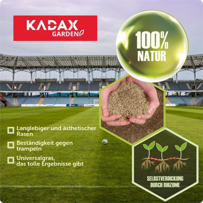 KADAX sportstærkt selvfortættende plænegræs 5 kg