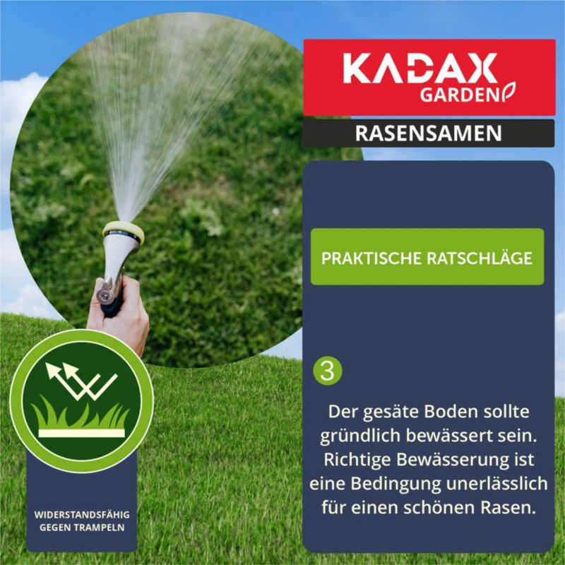 KADAX Universal Græsplænefrø Selvkomprimerende 1 kg