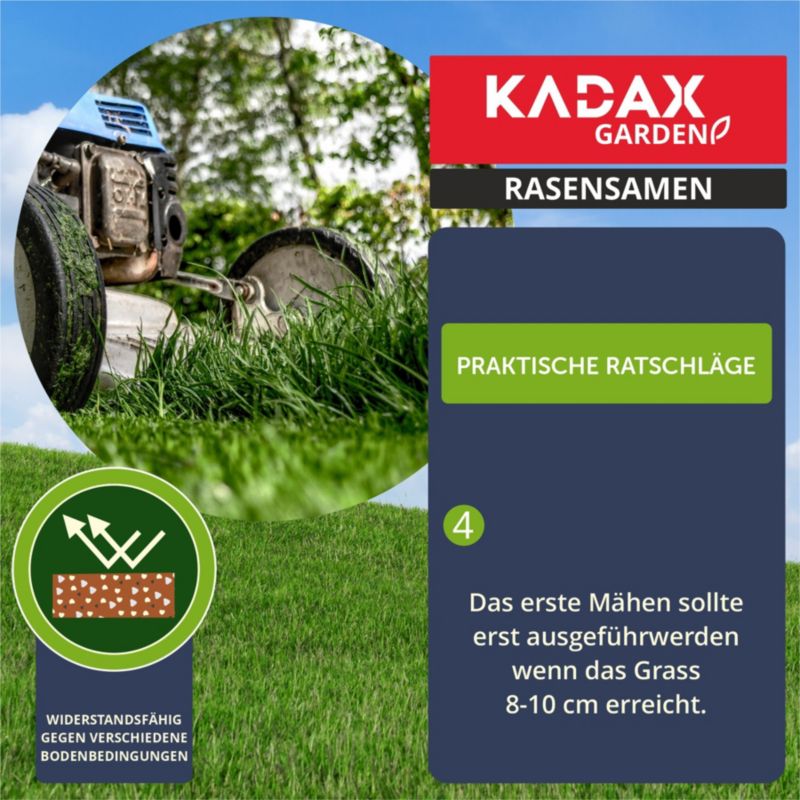 KADAX Universal Græsplænefrø Selvkomprimerende 1 kg