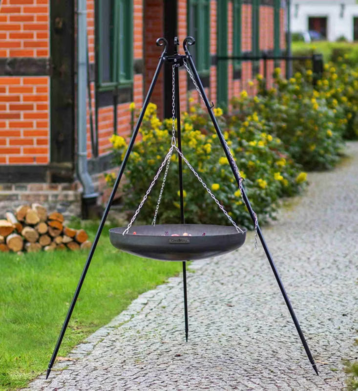 Trefod Grill TRIVO 70 cm Sort