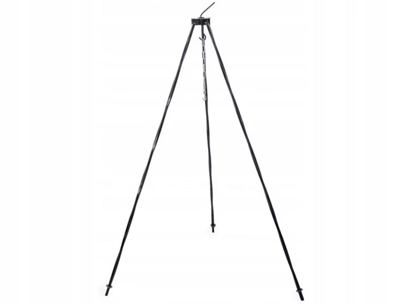 Trefod til Bålgryde 103 cm Sort Stål