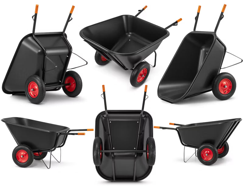 Trillebør 2 Hjul 300 Liter 300 kg | 5905527997459
