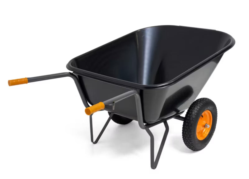 Trillebør 290L 300 kg To Hjul Sort SB-TO2P