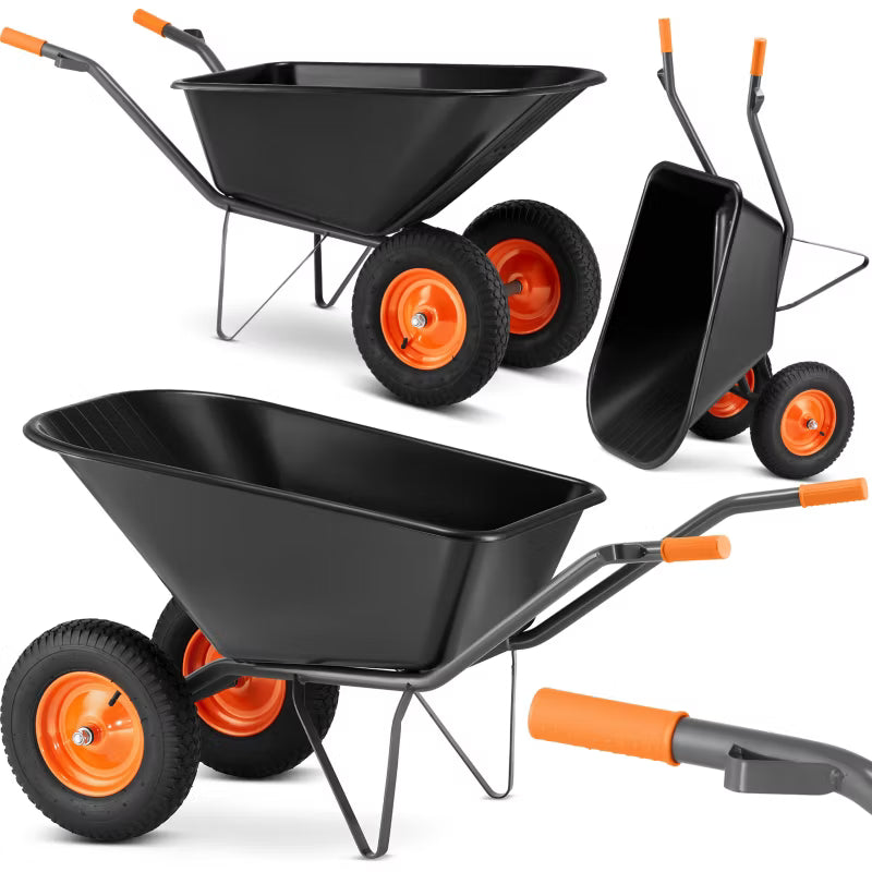Trillebør Tokjulet 150 Liter 390 kg Plast