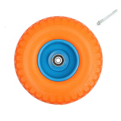 Trillebørhjul 260 mm Punkterfrit PU med Aksel 12 mm | 5907269795461