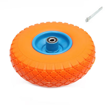 Trillebørhjul 260 mm Punkterfrit PU med Aksel 12 mm | 5907269795461