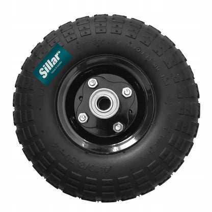 Trillebørshjul 25x8,2 cm Pneumatisk Hjul til Havevogn 90 kg