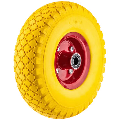 Trillebørshjul Ø26 cm Punkterfrit PU Stålfælg op til 100 kg