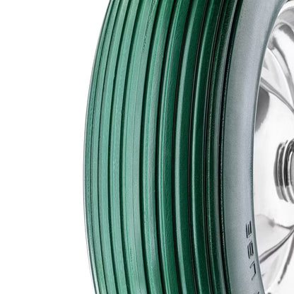 Trillebørshjul 39 cm Stålfælg Grøn | 5906638367988