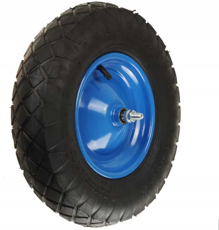 Trillebørshjul 4.00-8 4PR med Aksel Ø12 mm