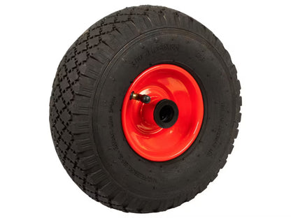 Trillebørshjul Luftgummi 260x85 mm 3.00-4 Aksel 20 mm