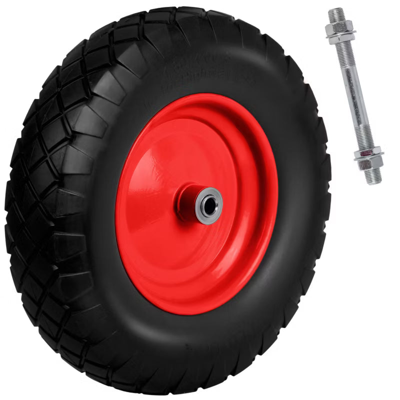 Trillebørshjul Punkterfri 40 cm PU