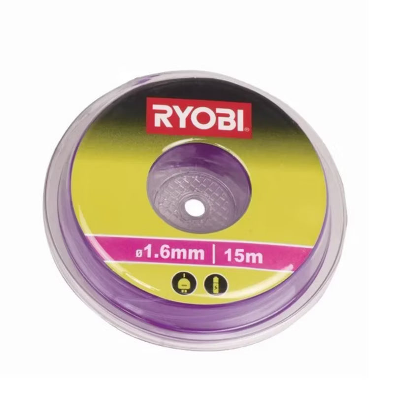 Trimmertråd 1,6 mm x 15 m Rund RAC101
