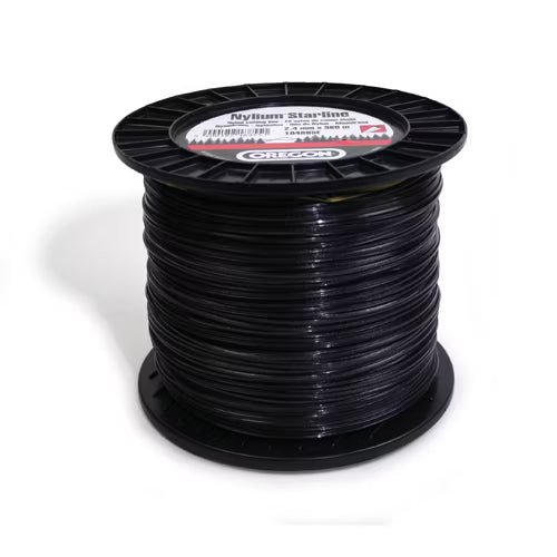 Trimmesnøre Stjerne 2,4 mm 360 m Sort