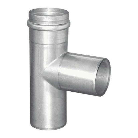 Komin-Flex T-stykke 87° 80 mm