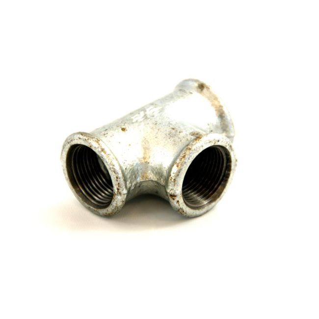 3/4" galvaniseret gevindfittings T-stykke